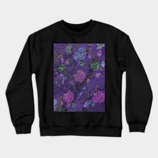 Purple Silk Crewneck Sweatshirt